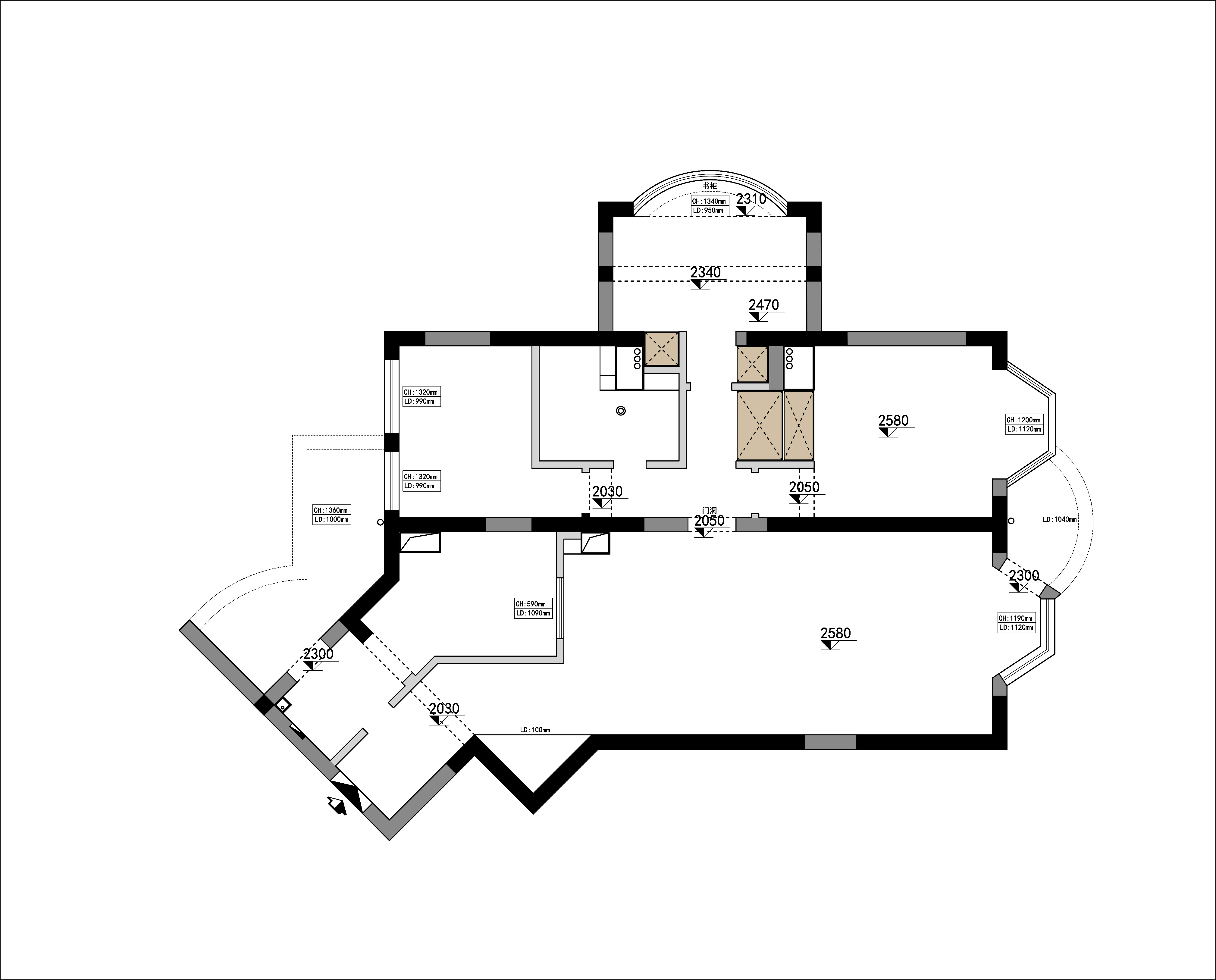 罗马花园原房屋户型图