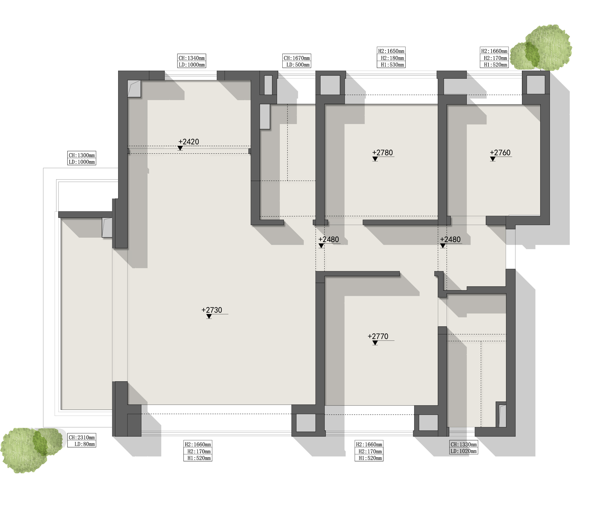 花語前灣原房屋戶型圖