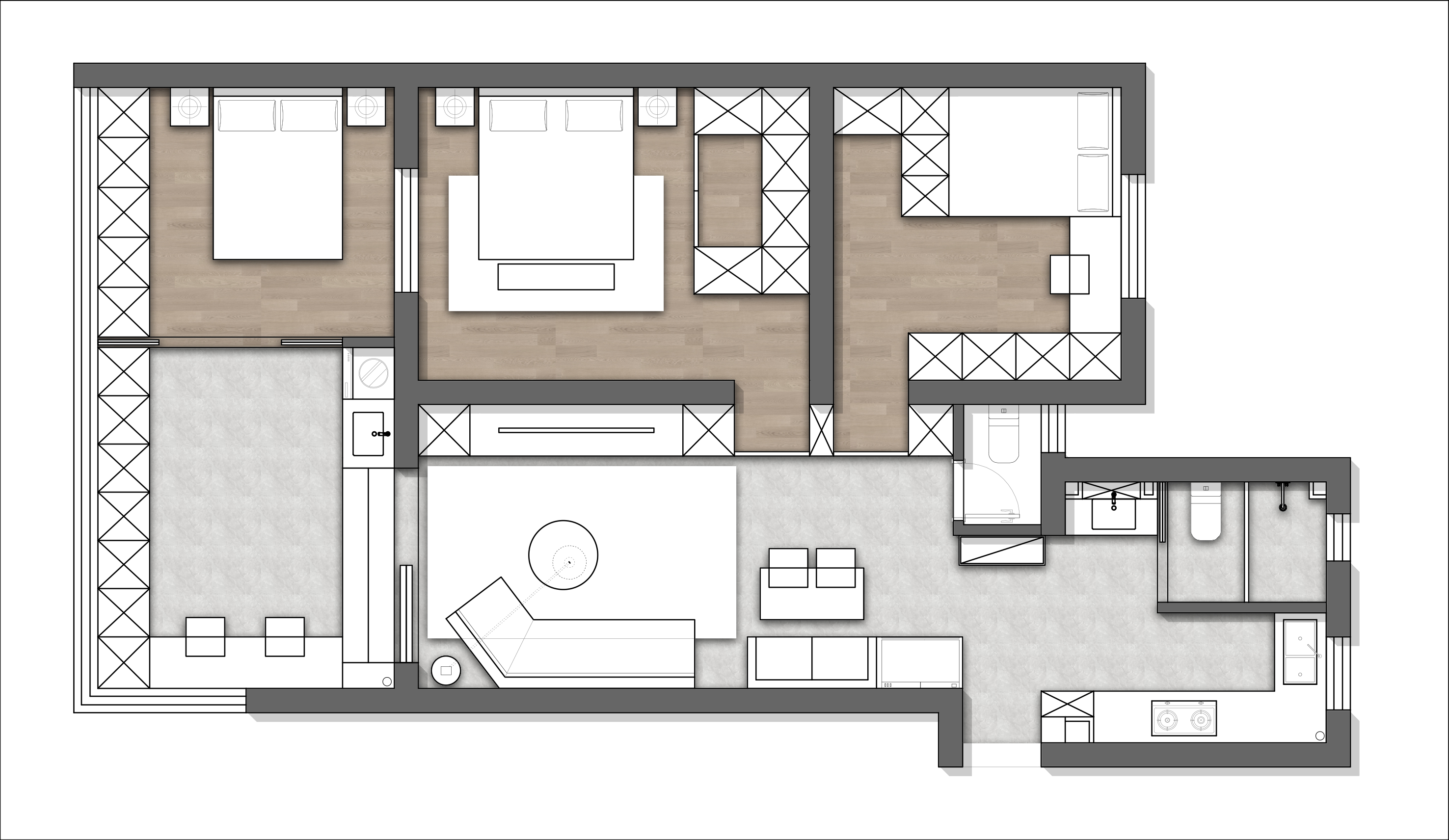 金楊七街坊原房屋戶型圖