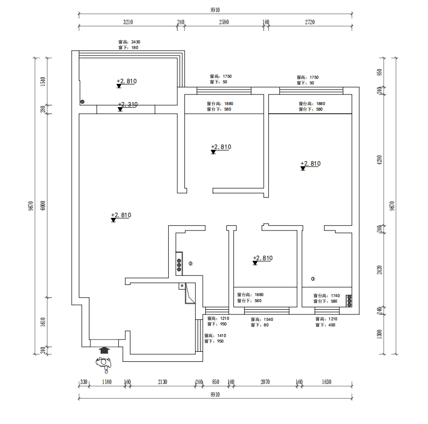 中鐵世紀尚城原房屋戶型圖