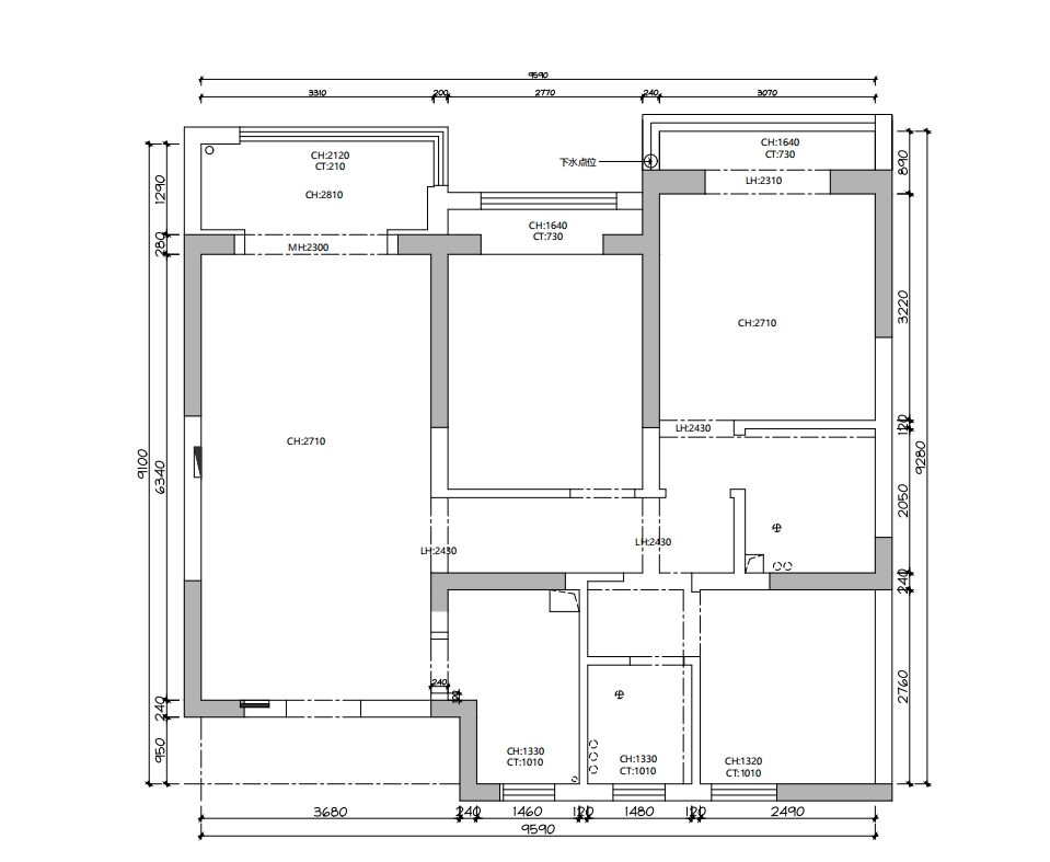 大城小院原房屋戶型圖