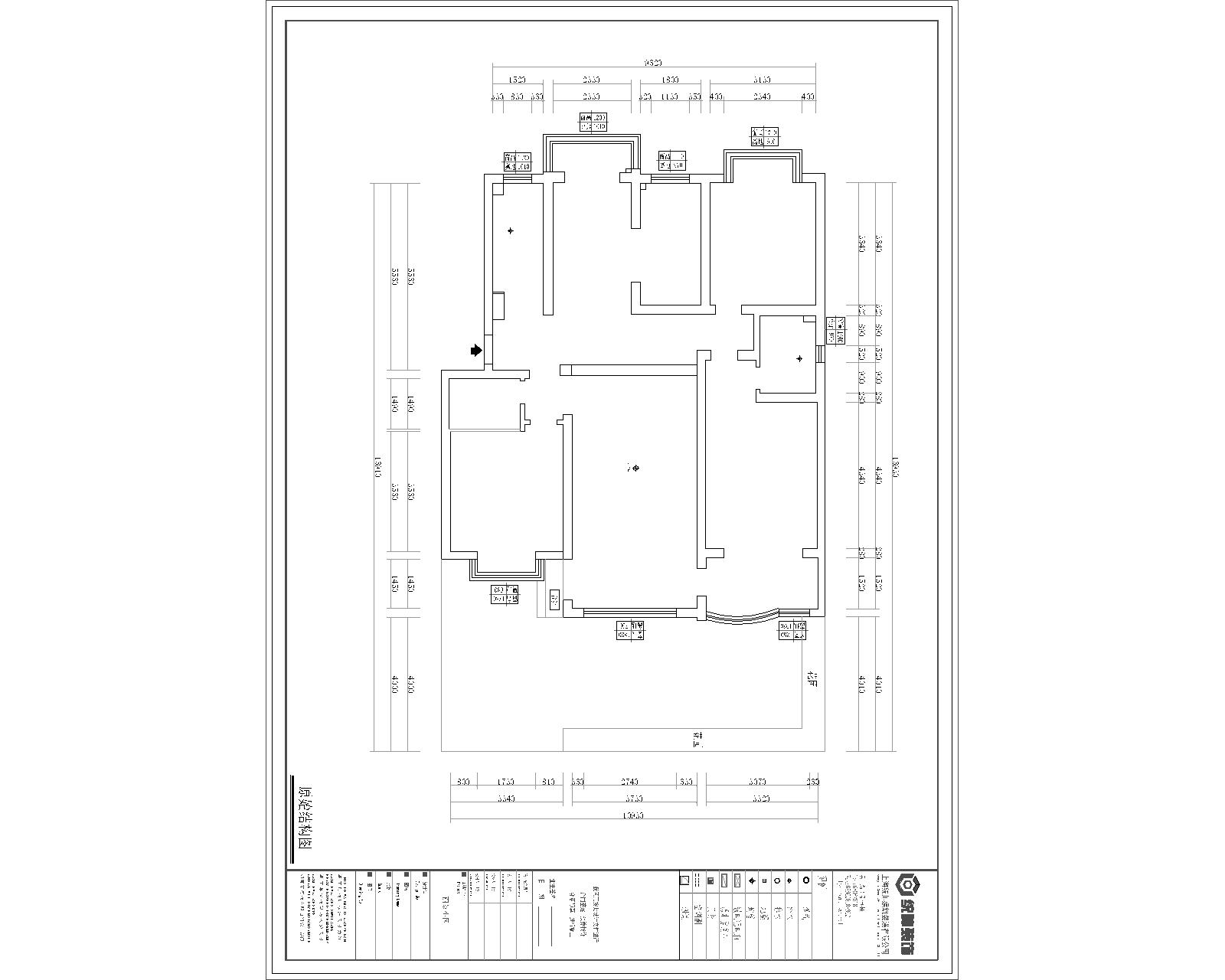 麗景小區(qū)原房屋戶型圖