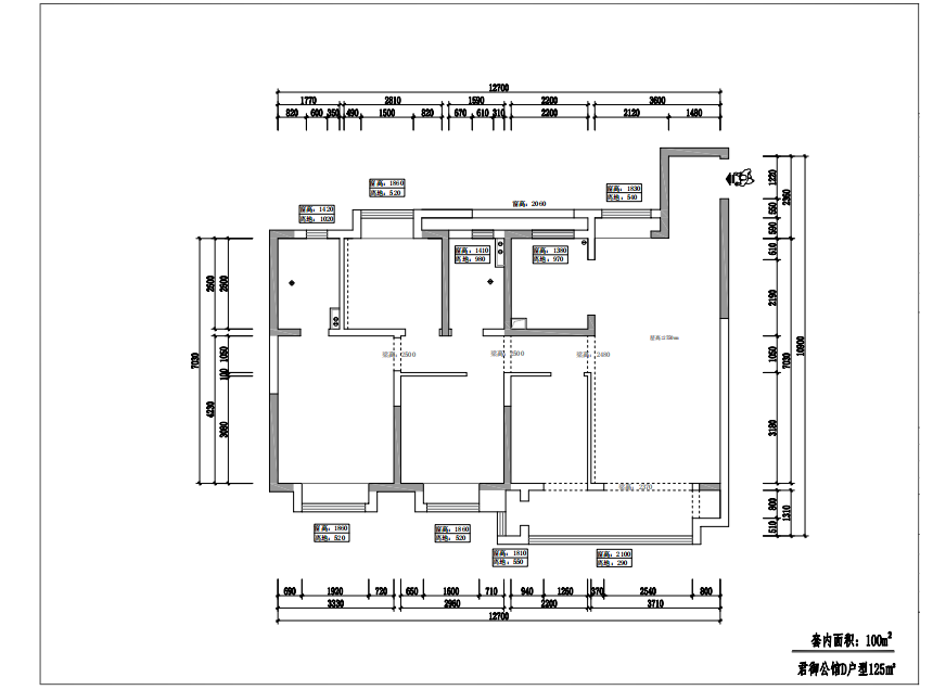 君御公館原房屋戶型圖