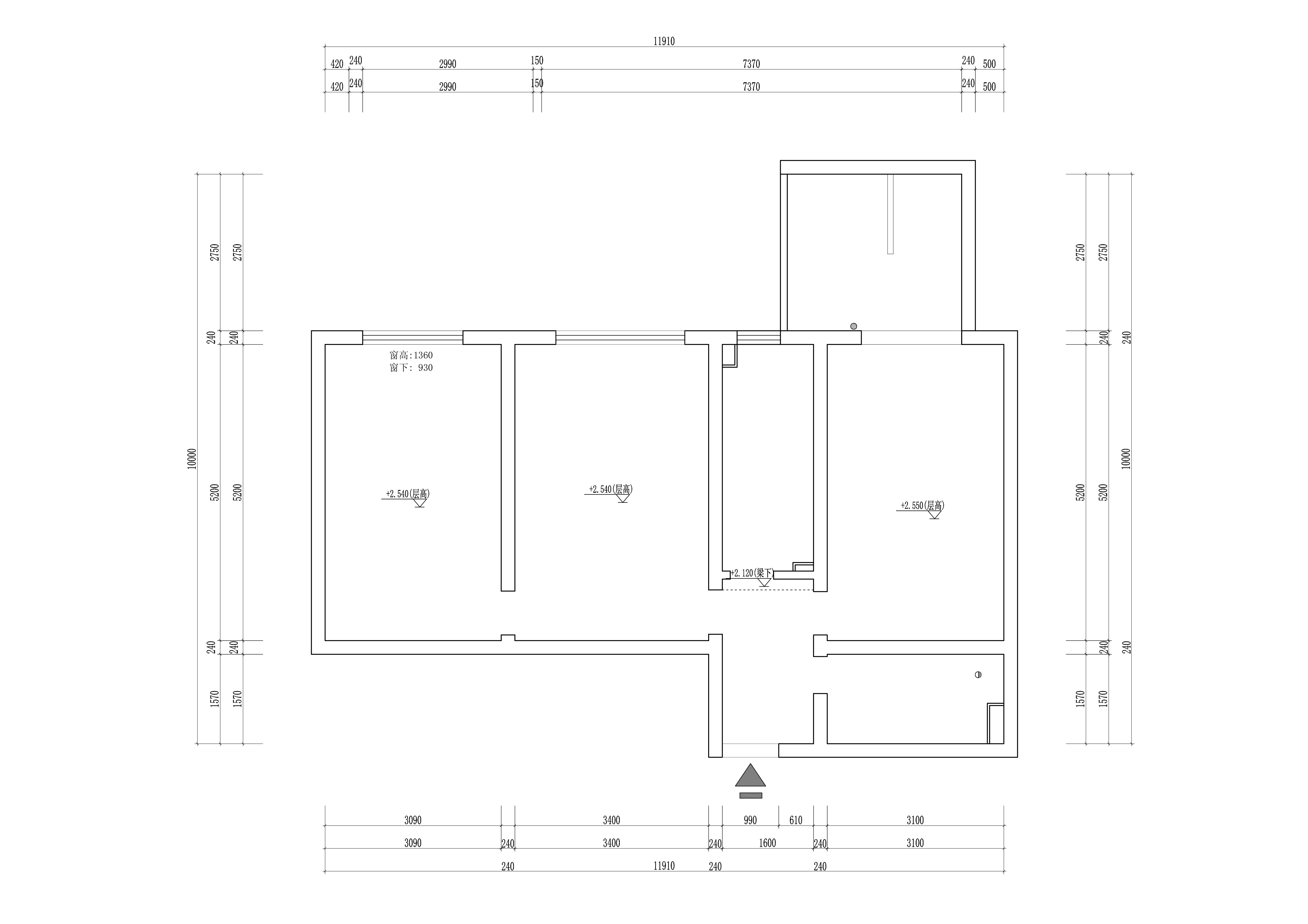丽园公寓原房屋户型图