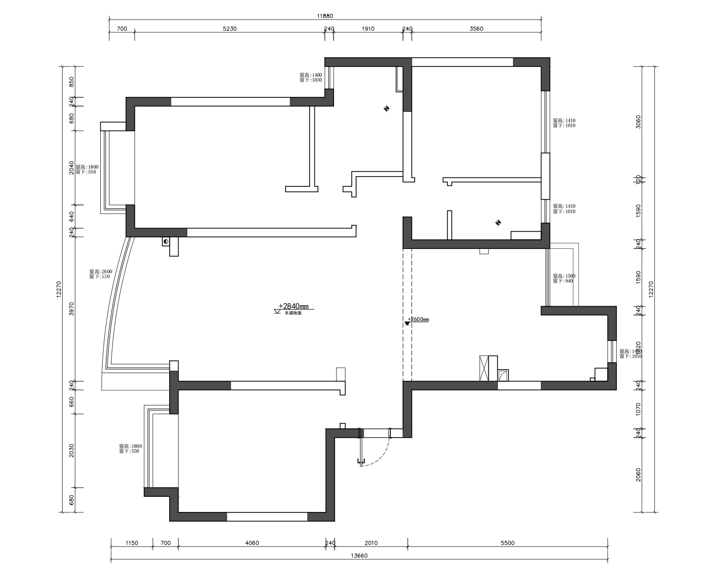 大唐盛世花園原房屋戶型圖