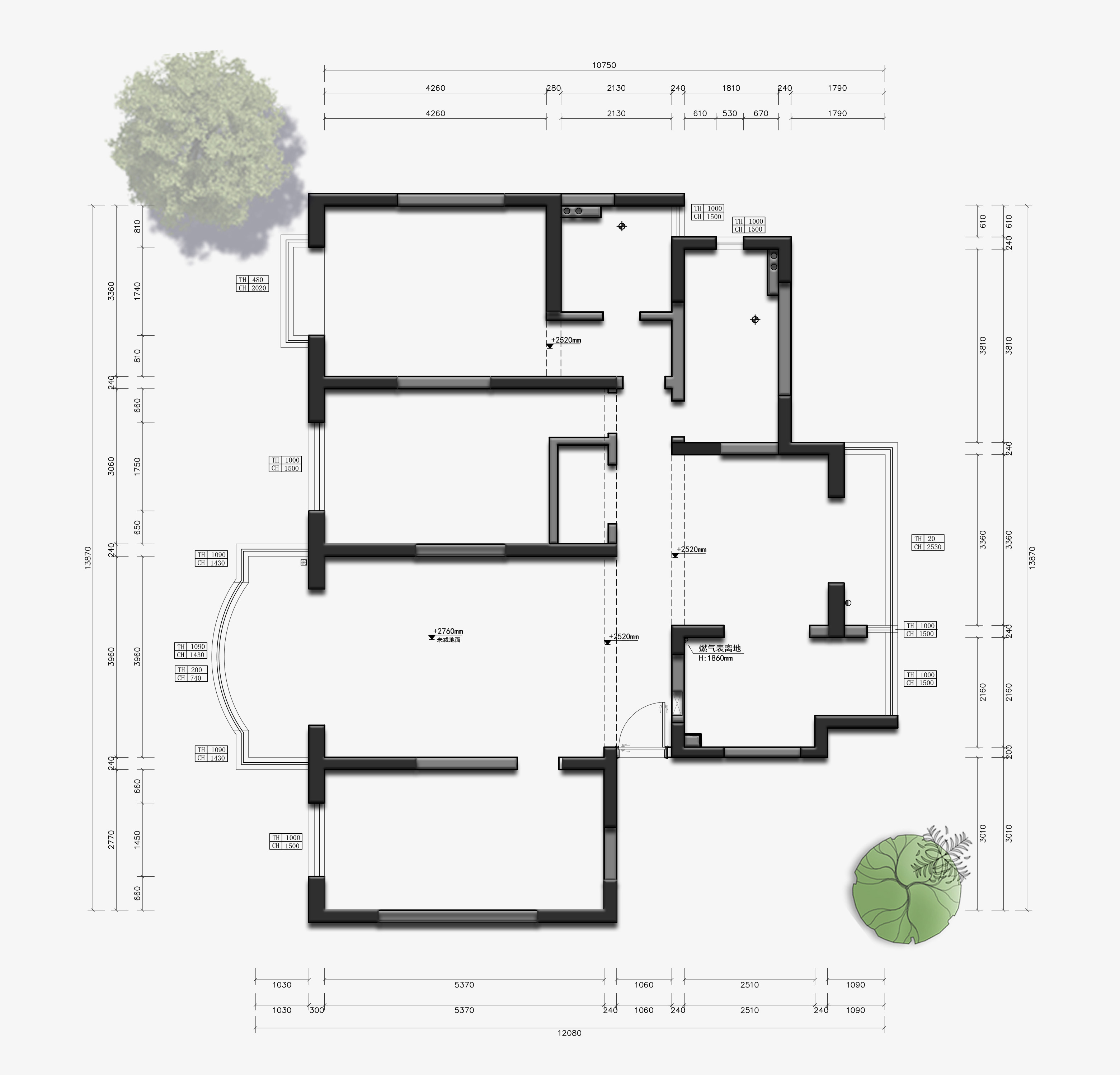 龙阳花苑原房屋户型图