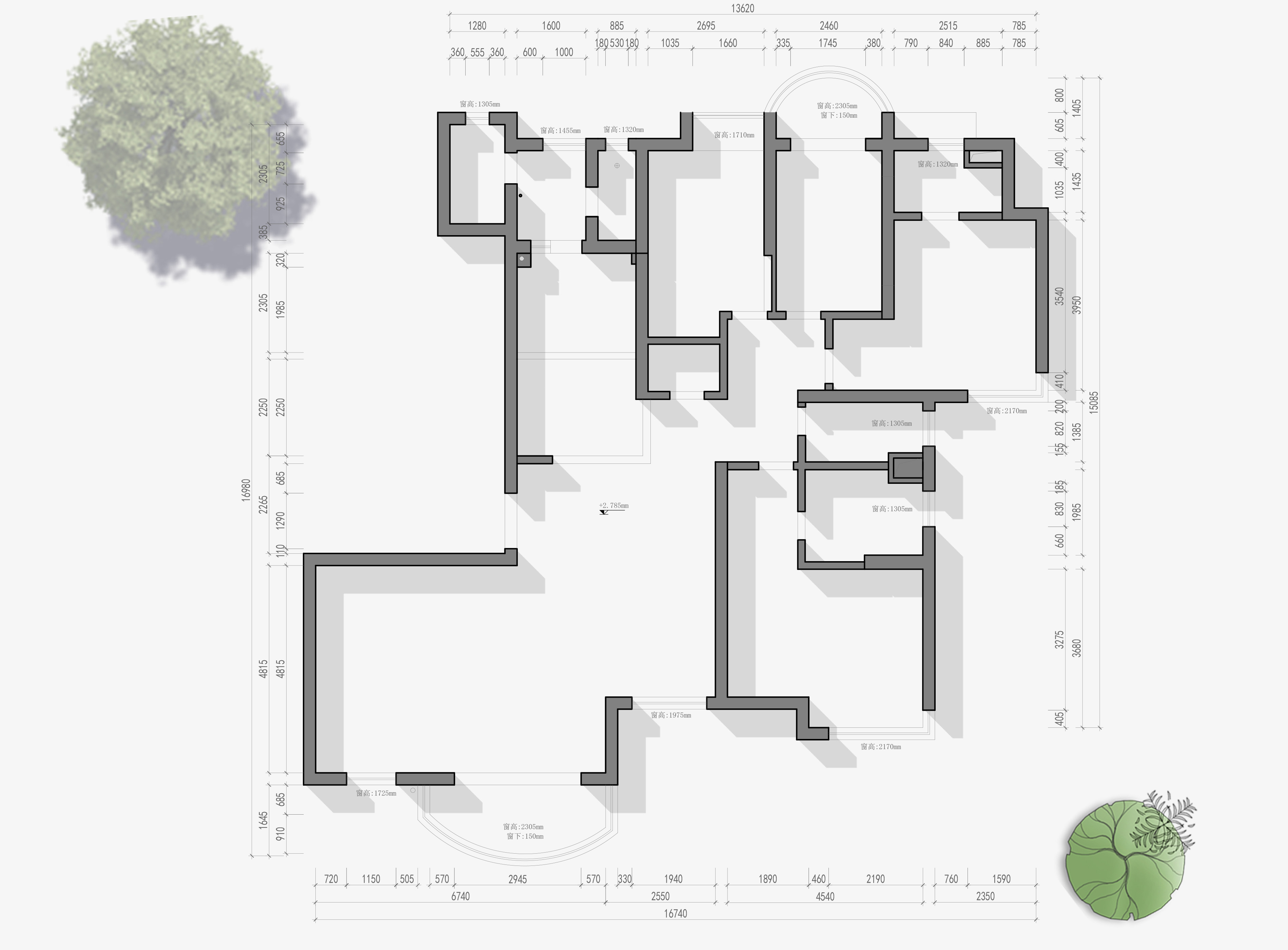 天山河畔花园原房屋户型图