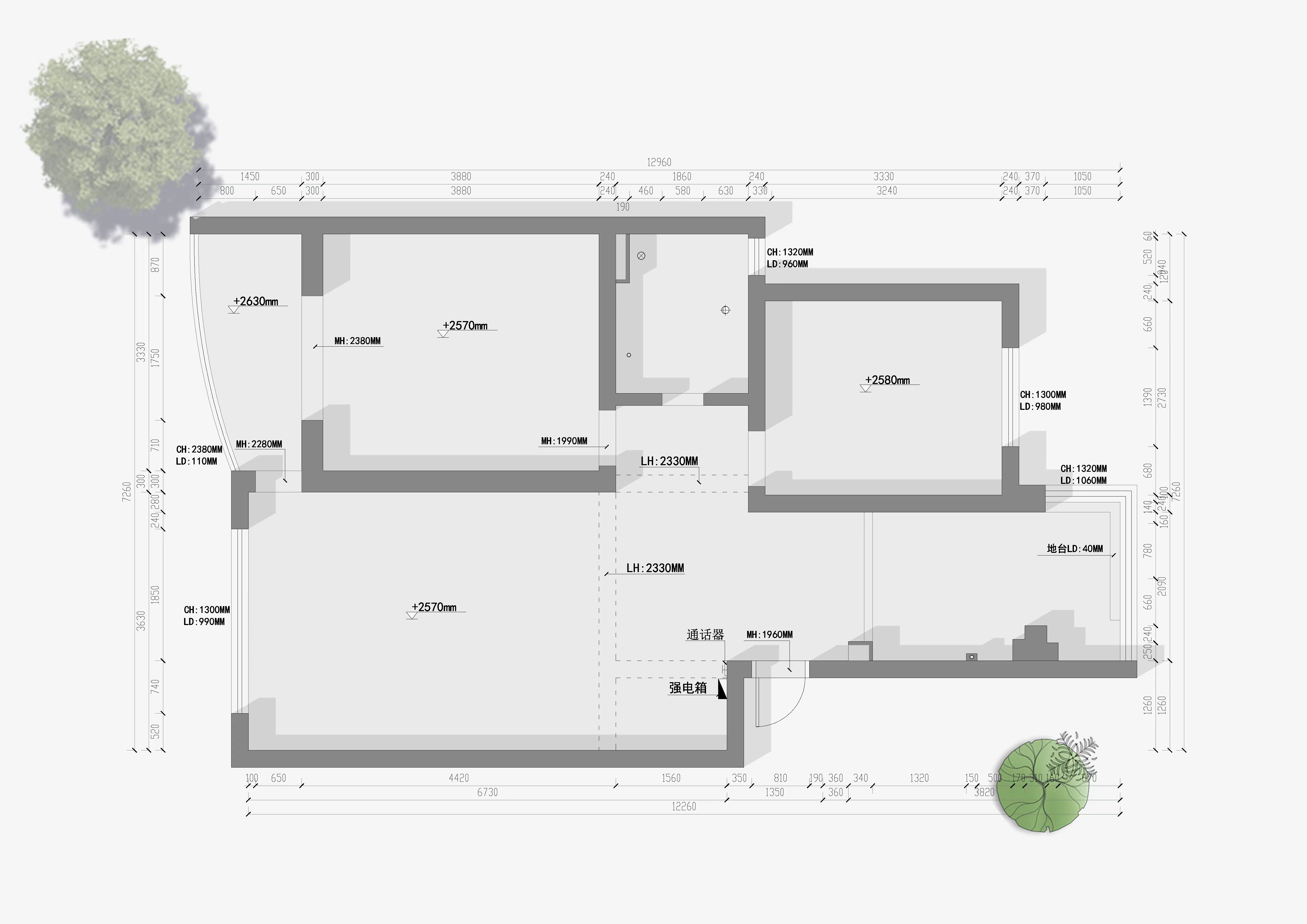 紫葉花園原房屋戶型圖
