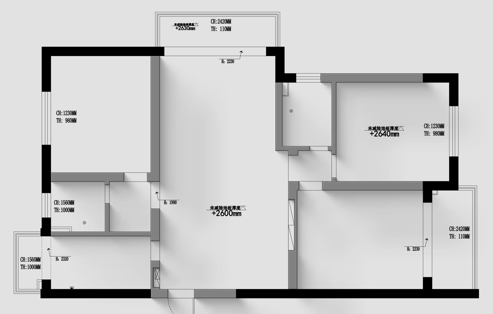 上南花苑原房屋戶型圖
