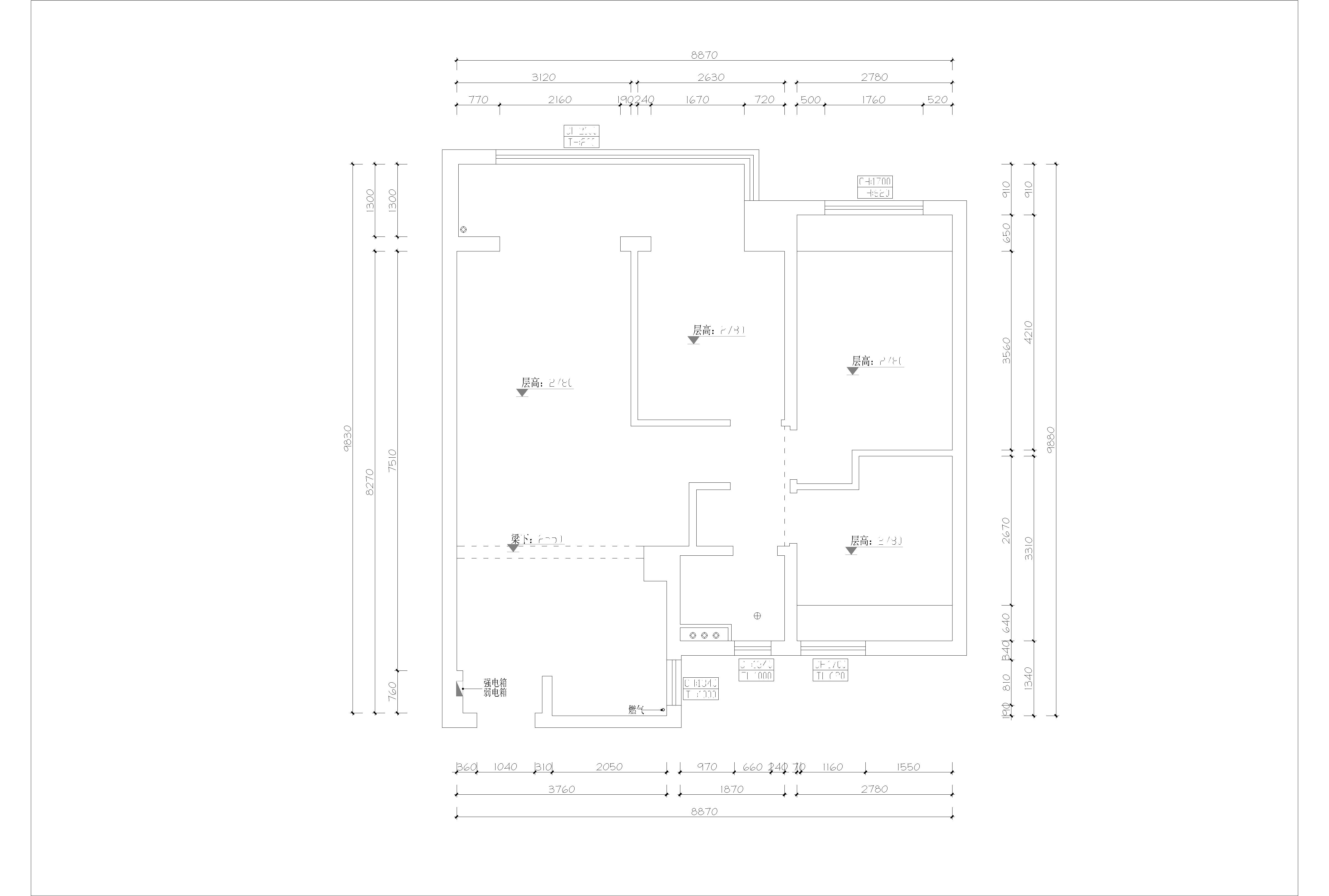 四季都会青藤里原房屋户型图