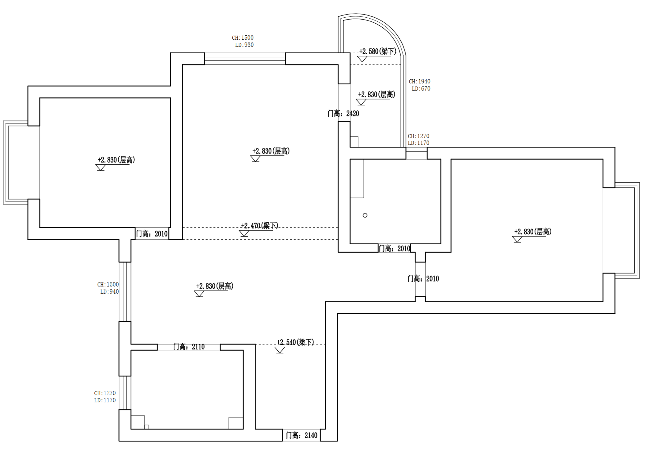 鴻旭豪苑原房屋戶型圖